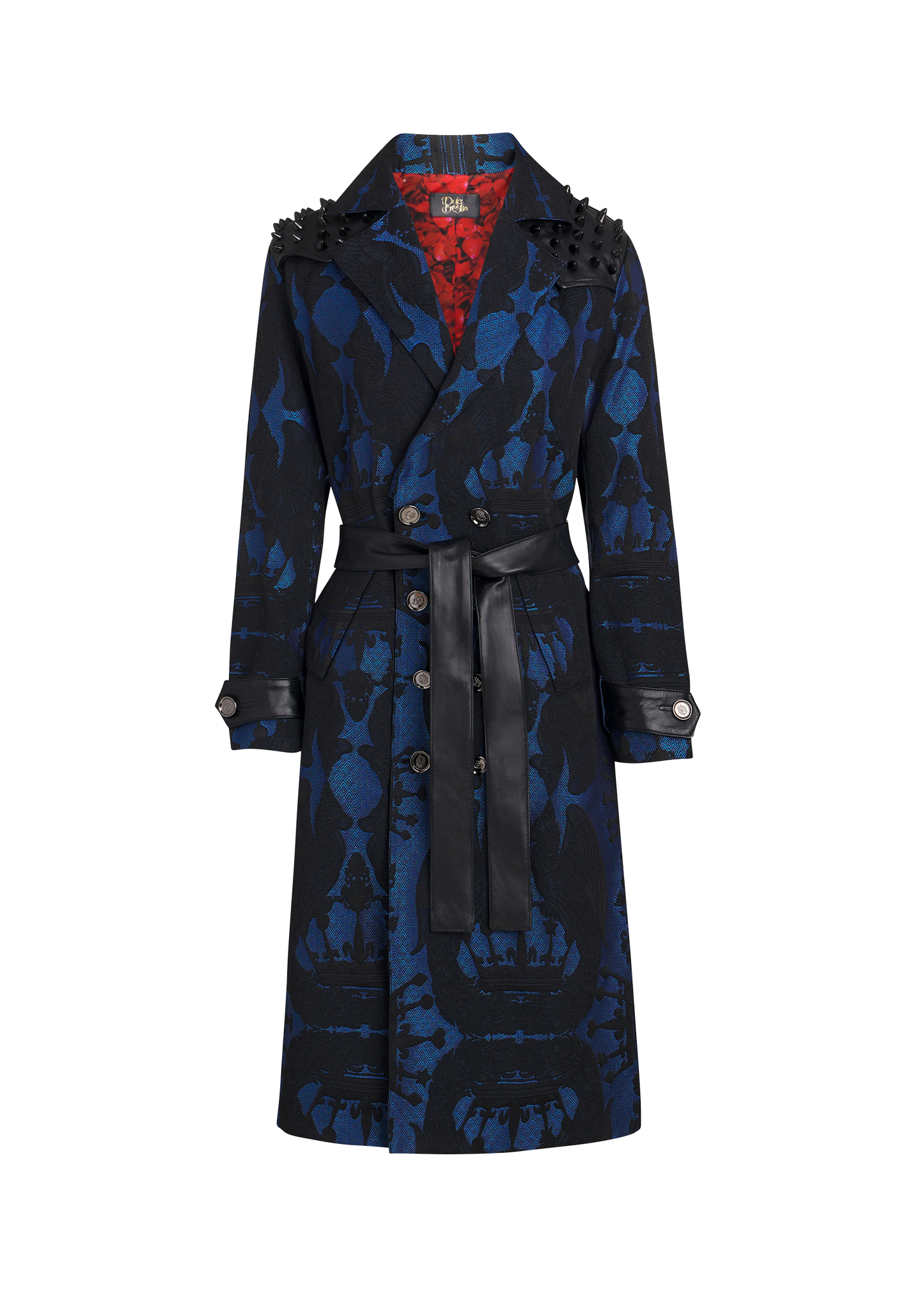 Dulce Bestia™ Unisex Bone Collector Trench Indigo