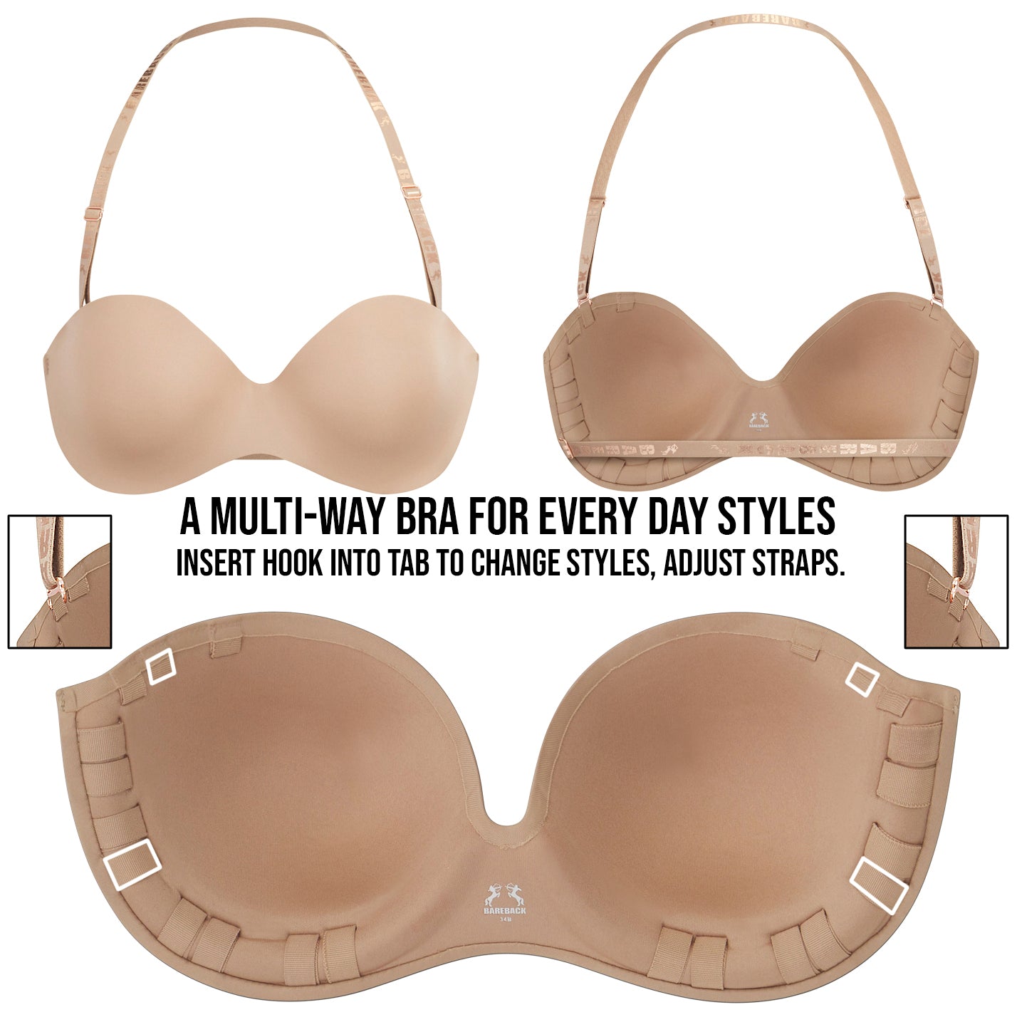 Premium Multi-Way Sexy Back Bra™