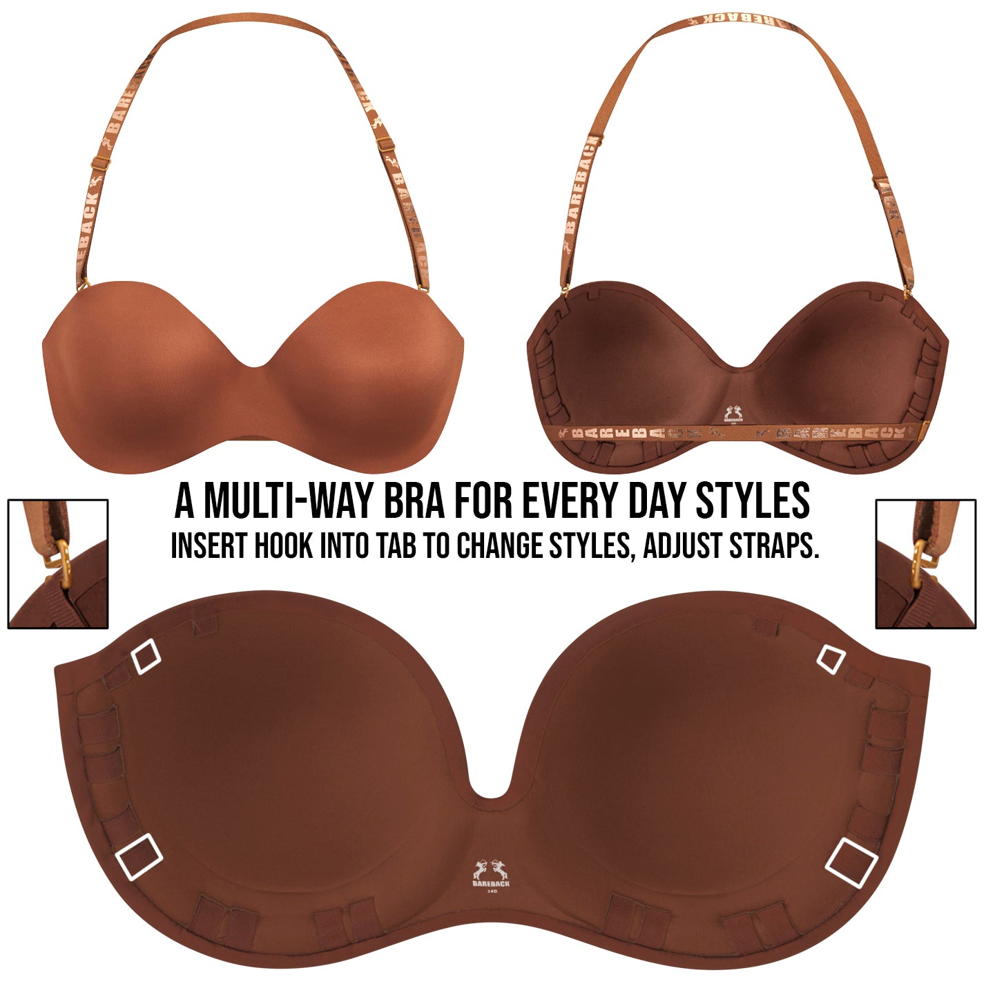 Premium Multi-Way Sexy Back Bra™