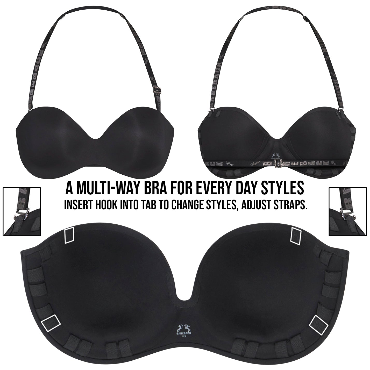 Crystal Multi-Way Sexy Back Bra™