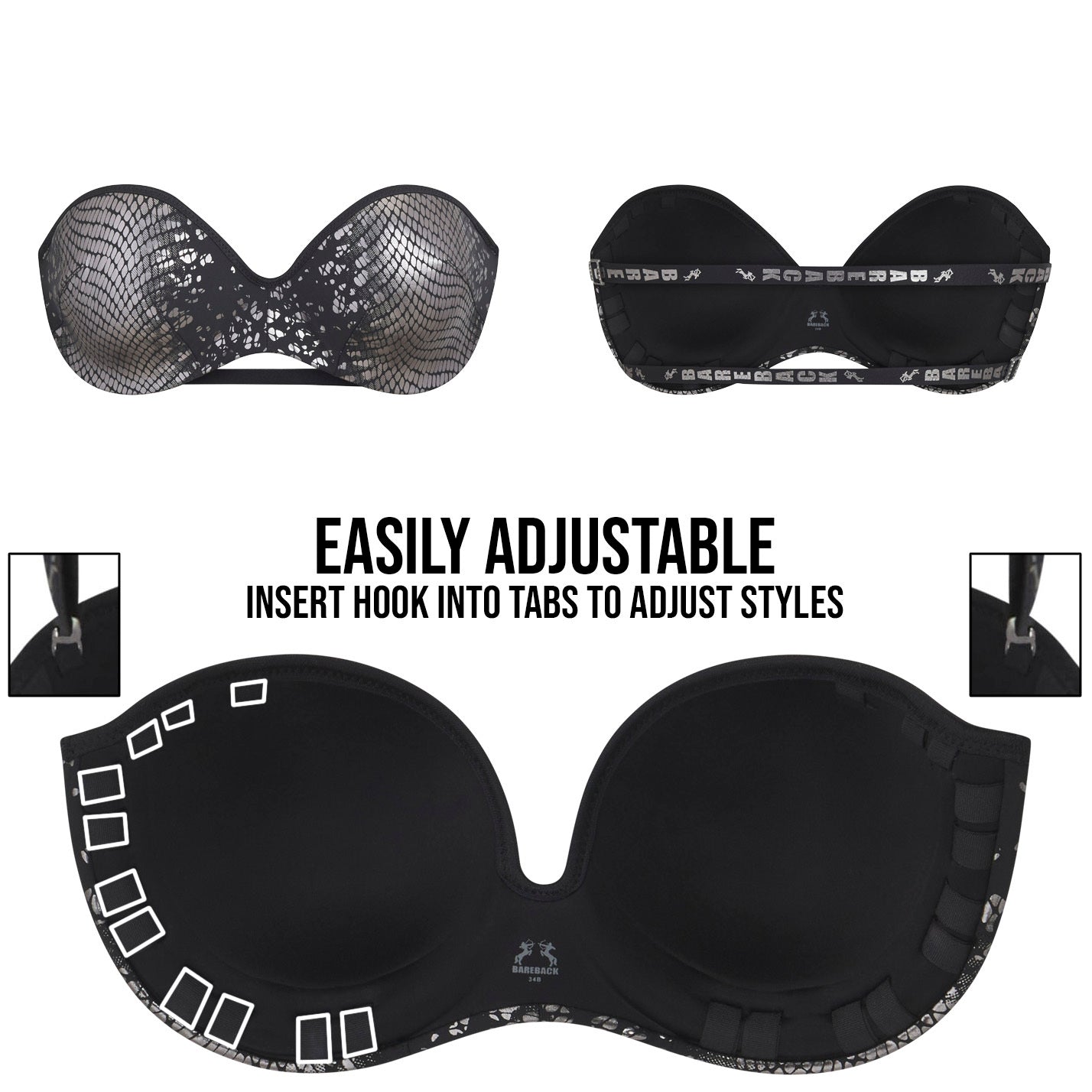 Crystal Multi-Way Sexy Back Bra™