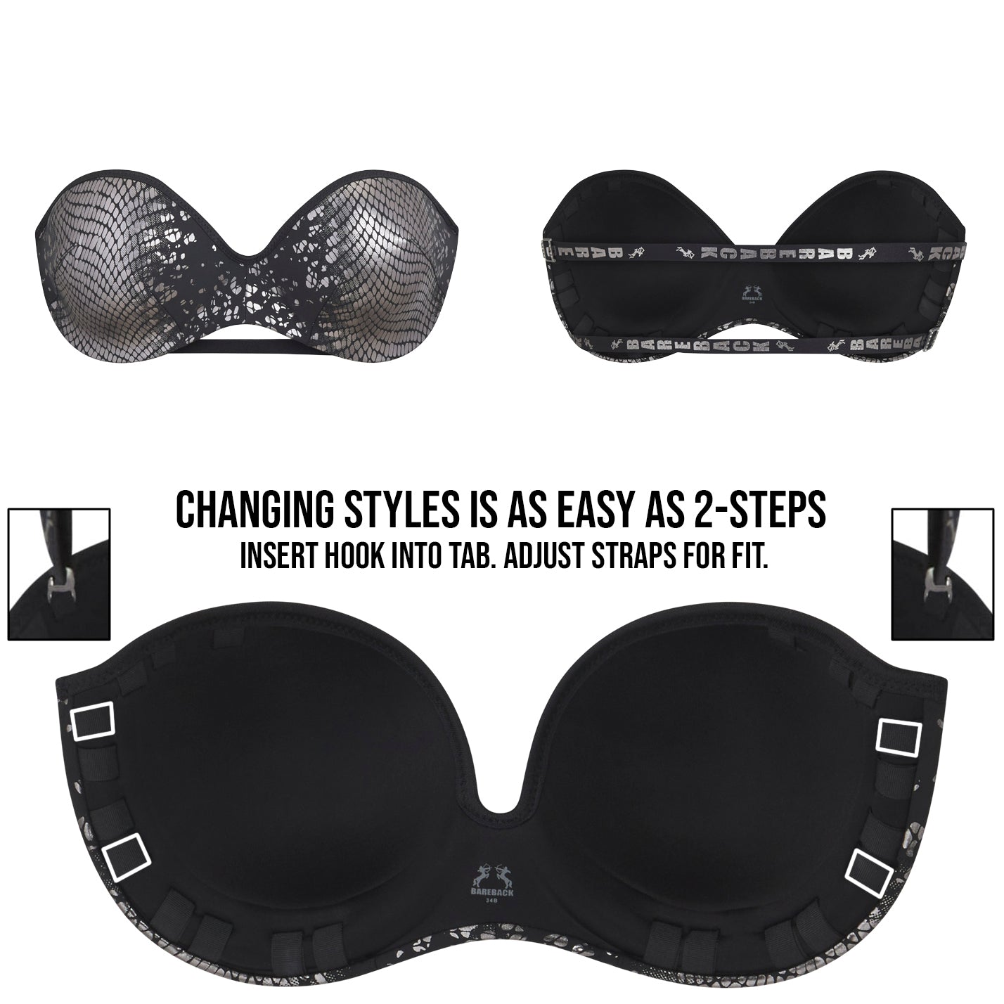 Crystal Multi-Way Sexy Back Bra™