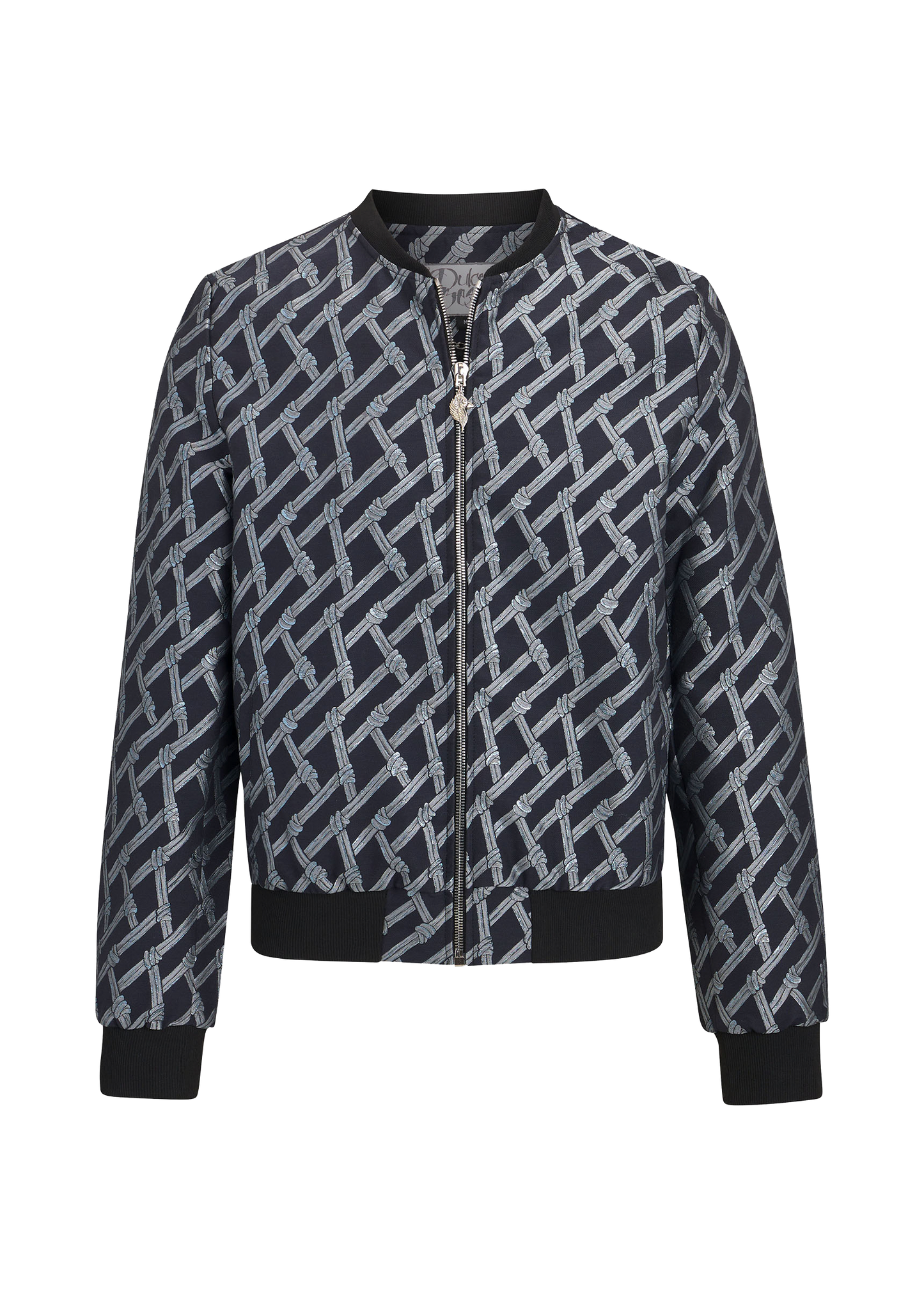 Dulce Bestia™ Bone Collector Bomber Jacket Silver