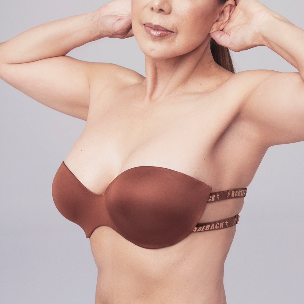 Bareback™ The Premium Essential Sexy Back Bra™ in Deep Brown by