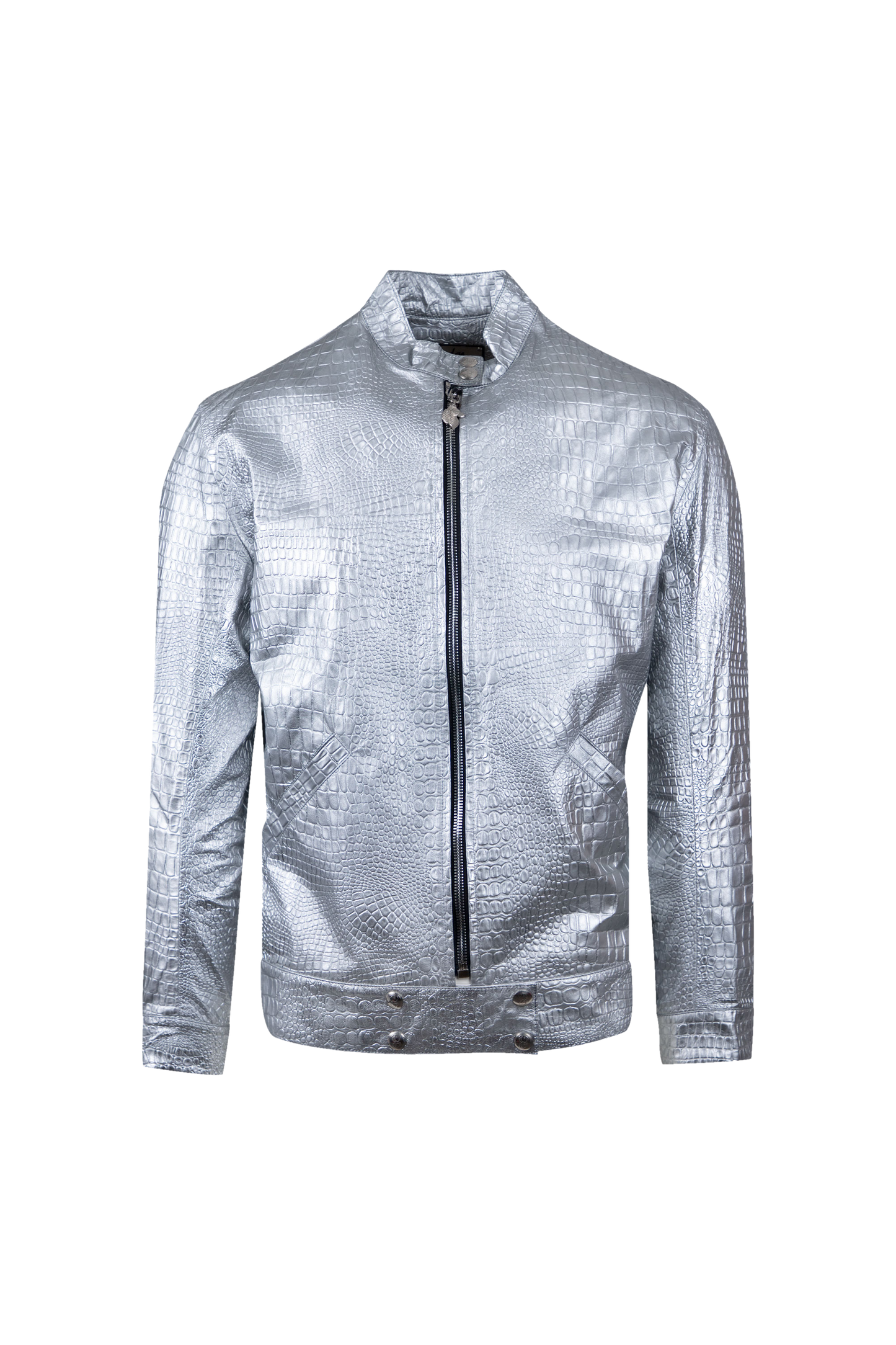 Dulce Bestia™ Silver Leather Jacket